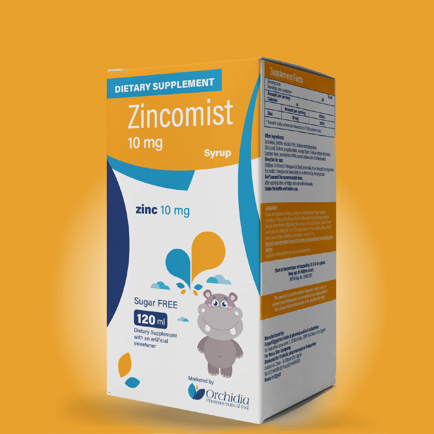 Zincomist Zinc Syrup - Immunity & Growth Support - 120 ml
