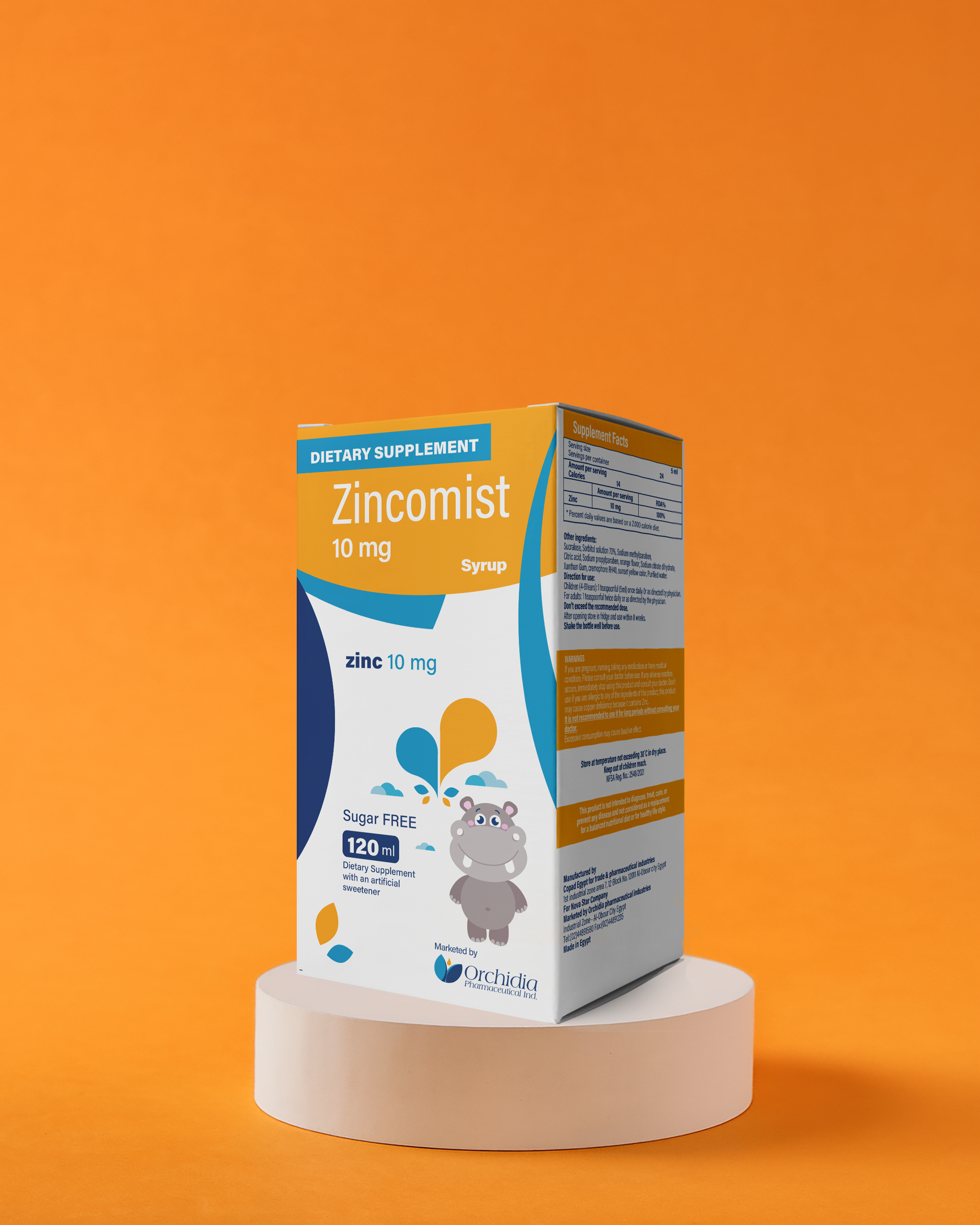 Zincomist Zinc Syrup - Immunity & Growth Support - 120 ml