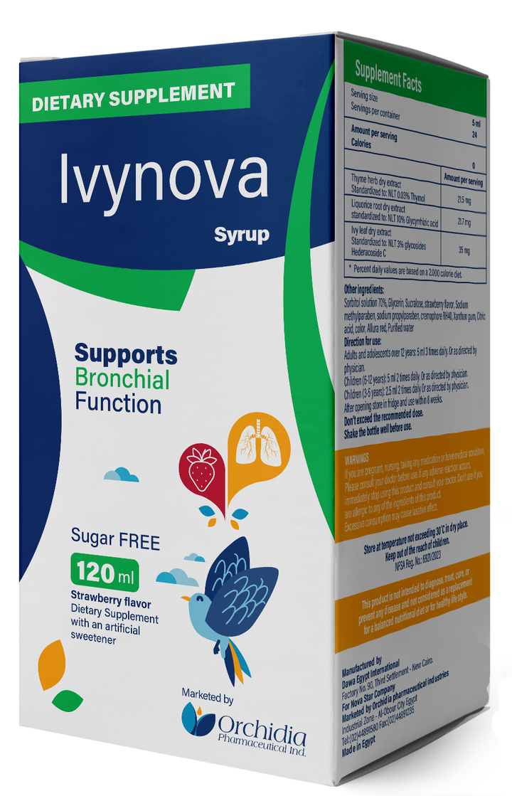 Ivynova Syrup Natural Cough Relief for All Family